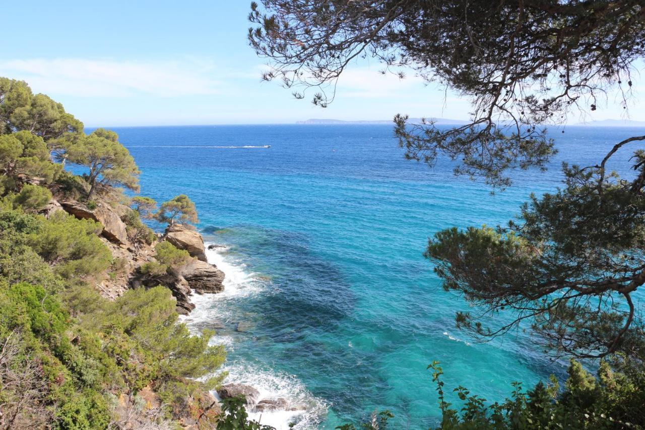 T2 Terrasse, Bormes Les Mimosas La Faviere, 5 Pers, 5 Mn A Pieds Des Plages Et Commerces Exterior photo